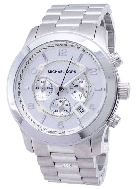 michael kors mens watch silver|silver mk smart watch.